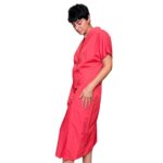 Abito vintage corallo - 100% cotone