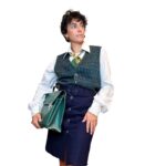 Cartella in vera pelle - verde