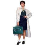 Cartella in vera pelle - verde