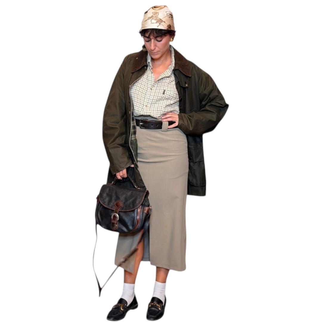 IMG_4754 Barbour Bedale - giacca vintage in cotone cerata