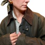 Barbour Bedale - giacca vintage in cotone cerata
