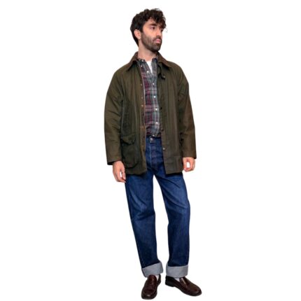 Barbour Bedale - giacca vintage in cotone cerata