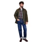 Barbour Bedale - giacca vintage in cotone cerata
