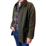 Barbour Bedale - giacca vintage in cotone cerata