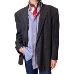 Gianni Versace - Blazer vintage grigio scuro