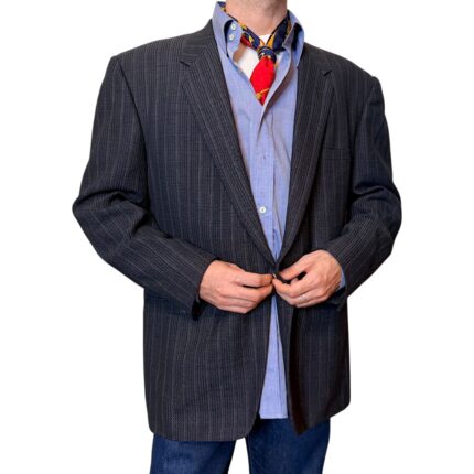 Gianni Versace - Blazer vintage grigio scuro