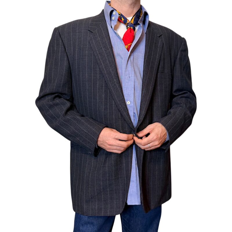 Gianni Versace - Blazer vintage grigio scuro