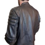 Chiodo in vera pelle nero