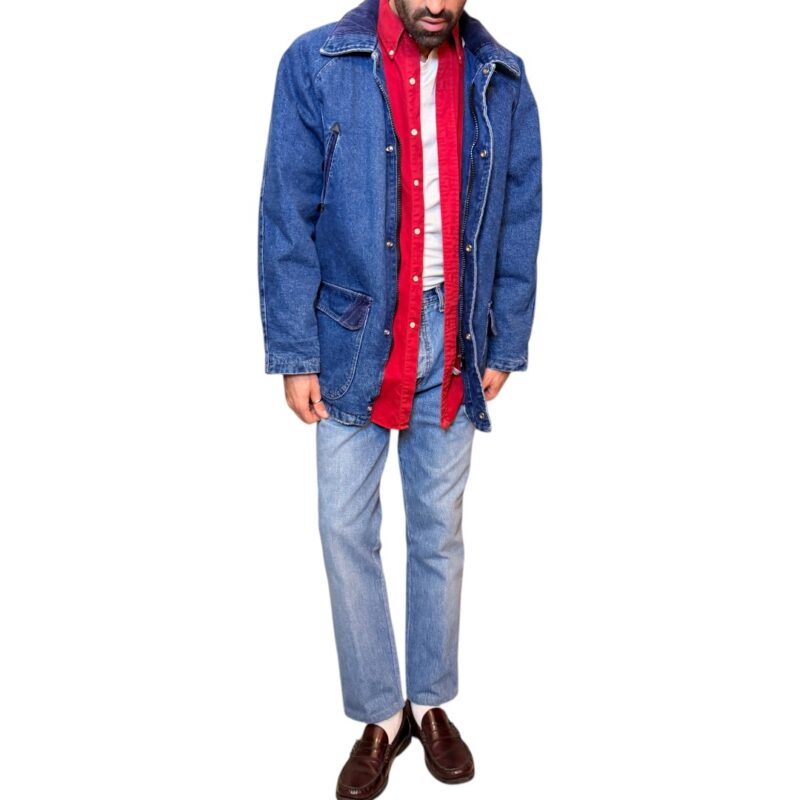 Roy Rogers - giacca sherpa in denim