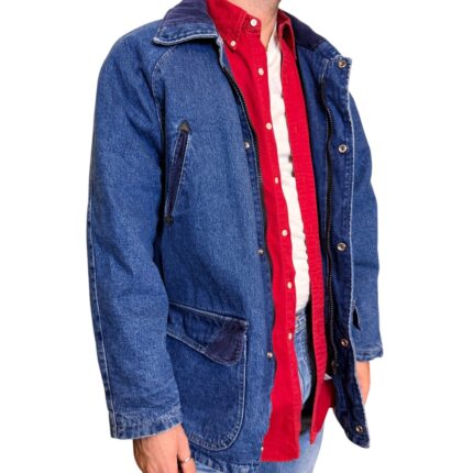 Roy Rogers - giacca sherpa in denim