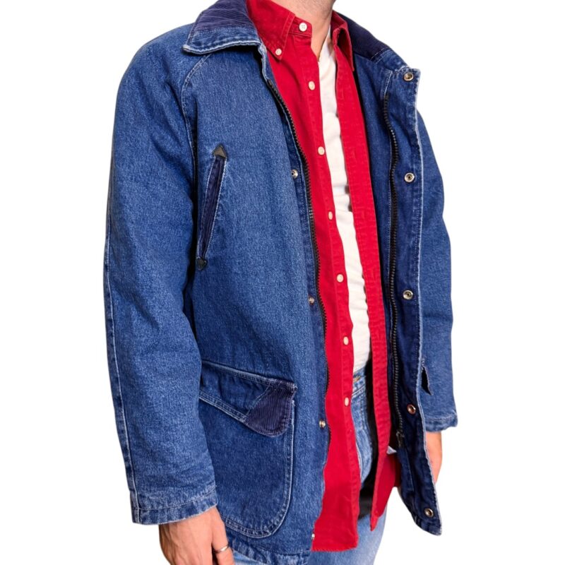 Roy Rogers - giacca sherpa in denim
