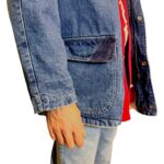 Roy Rogers - giacca sherpa in denim