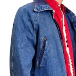 Roy Rogers - giacca sherpa in denim