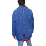 Roy Rogers - giacca sherpa in denim