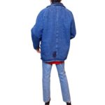 Roy Rogers - giacca sherpa in denim