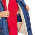 Roy Rogers - giacca sherpa in denim