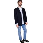 Hugo Boss - Blazer vintage nero - 100% cashmere