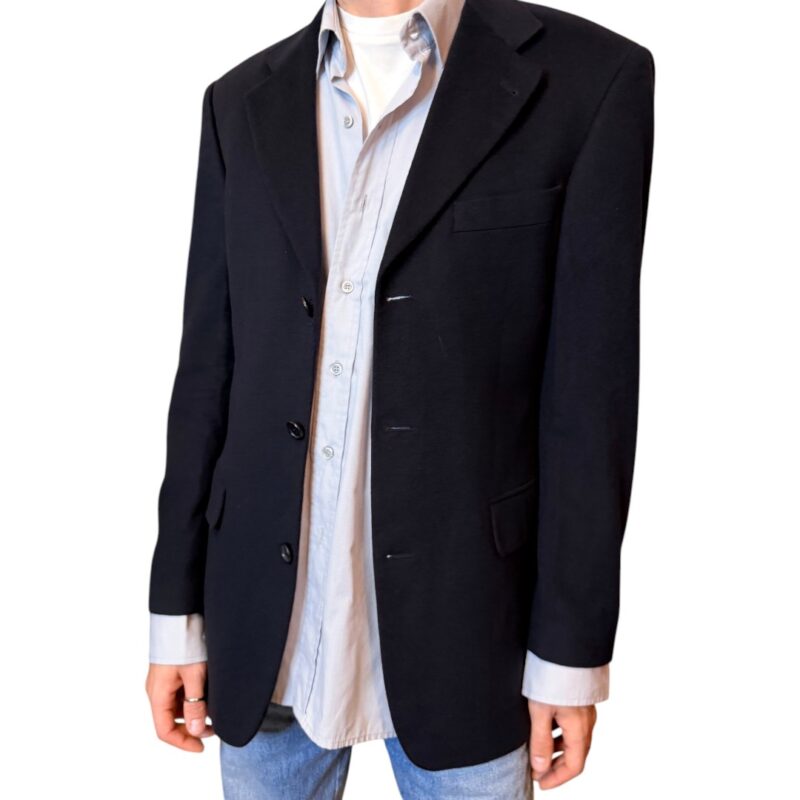 Hugo Boss - Blazer vintage nero - 100% cashmere