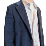 Versace Jeans Couture - Blazer vintage velluto a coste blu