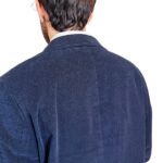 Versace Jeans Couture - Blazer vintage velluto a coste blu