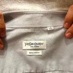 Yves Saint Laurent - camicia vintage azzurra