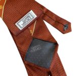 Gianni Versace - cravatta vintage marrone - 100% seta
