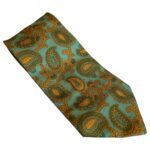 Hugo Boss - cravatta vintage verde - 100% seta