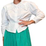 Camicia vintage bianca - con colletto