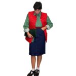 Cintura vintage - vera pelle verniciata rossa