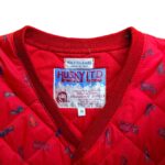 Najoleari - gilet vintage trapuntato rosso