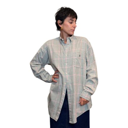 Ralph Lauren - camicia a quadretti rosa e marrone