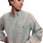 Ralph Lauren - camicia a quadretti rosa e marrone