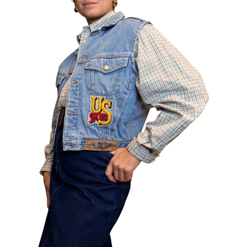 Gilet vintage in denim