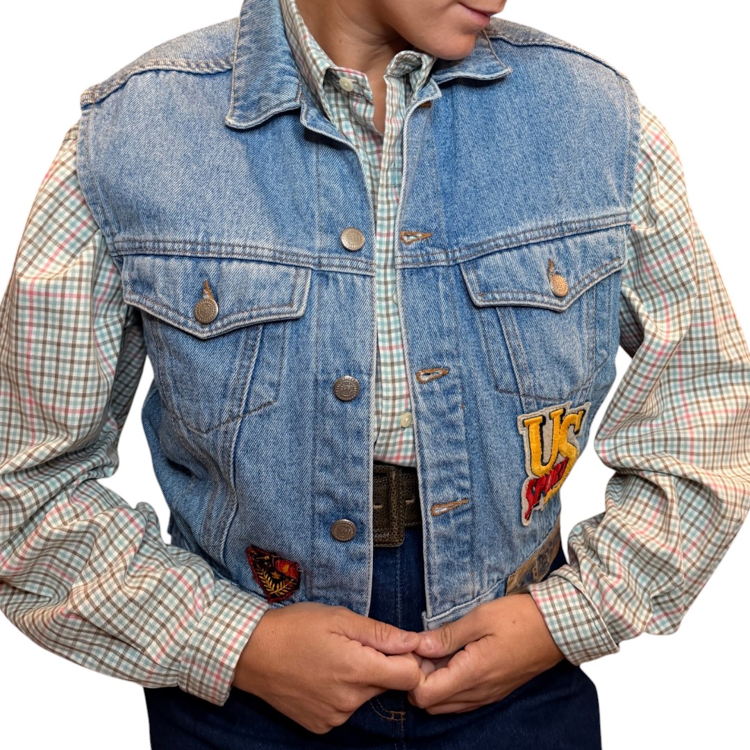 IMG_5779 Gilet vintage in denim