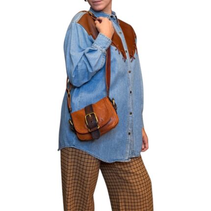 Fossil - Borsa vintage piccola marroncino