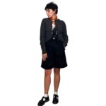Max & Co - Pantaloncino vintage nero in lana