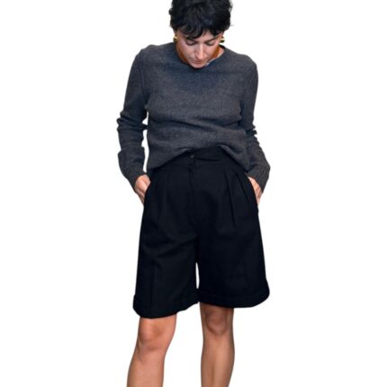 Max & Co - Pantaloncino vintage nero in lana