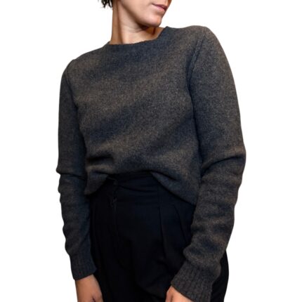 Armani Collezioni - maglione vintage grigio - lana e alpaca