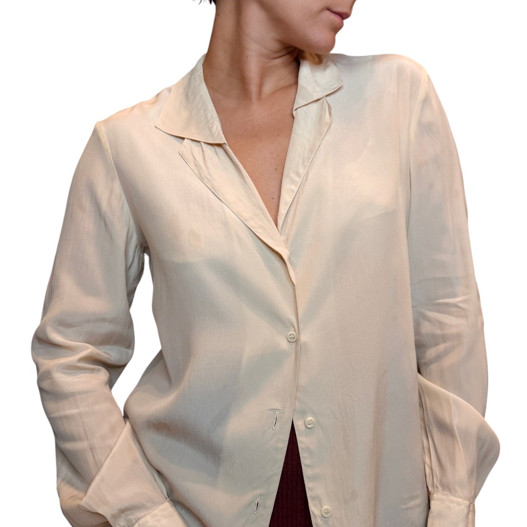 IMG_5832 Camicia vintage beige - misto seta