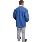 Lee - giacca sherpa in denim