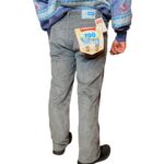 Carrera - pantalone in velluto a coste grigio