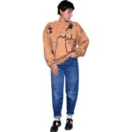 Maglione vintage arancione