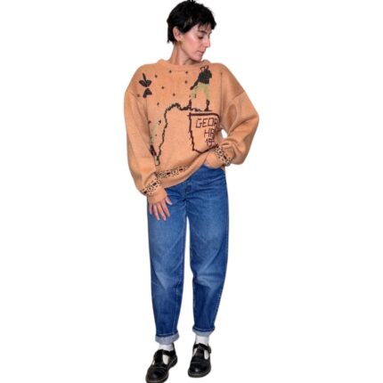 Maglione vintage arancione