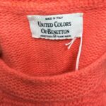 Benetton - Maglione vintage corallo