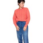 Benetton - Maglione vintage corallo