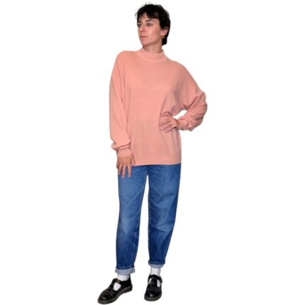 Lupetto vintage rosa - 100% lana