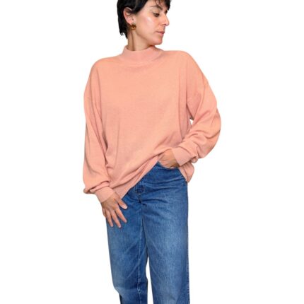 Lupetto vintage rosa - 100% lana