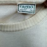 Ragno - maglione vintage bianco - 100% lana