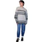 Benetton - Maglione vintage grigio