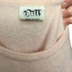 Maglione vintage rosa in angora